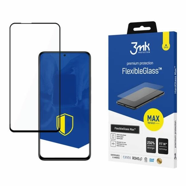Защитное стекло 3mk FlexibleGlass Max для Xiaomi Redmi Note 11 Pro 4G | 5G Black (5903108449007)
