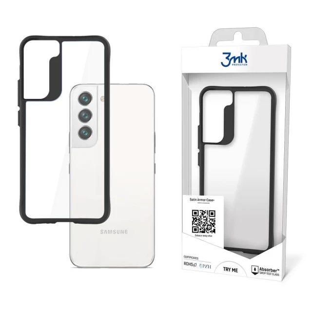 Чехол 3mk Satin Armor Case Plus для Samsung Galaxy S22 Transparent (5903108449274)