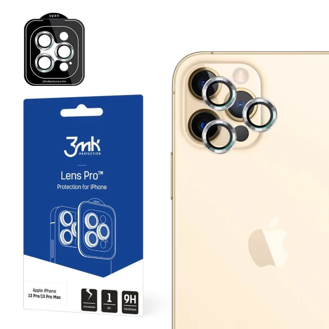 Захисне скло 3mk для камери iPhone 12 Pro Max Lens Protection Pro with Mounting Frame (3M003272-0)