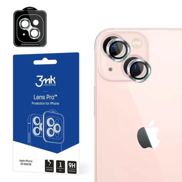 Защитное стекло 3mk для камеры iPhone 13 | 13 mini Lens Protection Pro with Mounting Frame (3M003274-0)