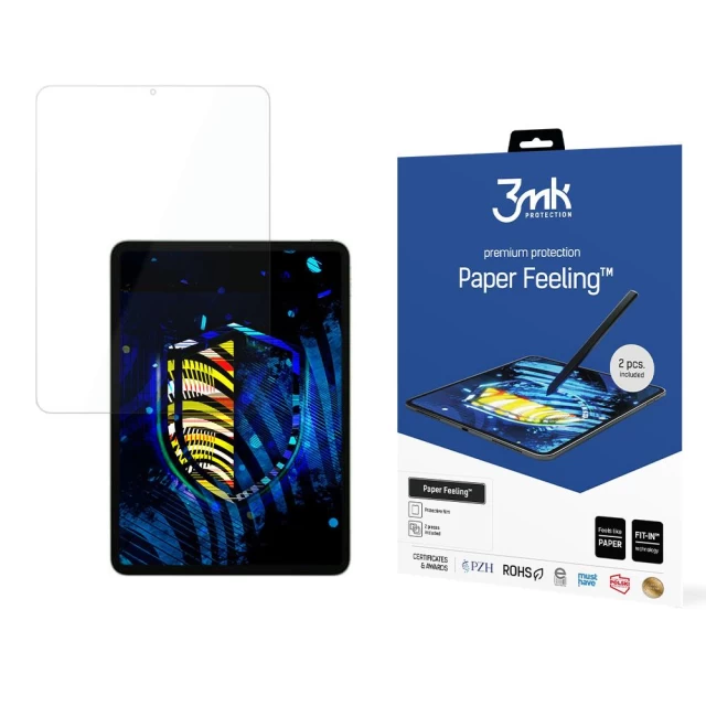 Светлоотражающая пленка 3mk PaperFeeling для iPad 10.9 Air 4 2020 | Air 5 2022 Transparent (2 pack) (3M002986-0)