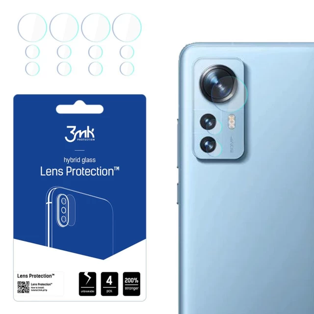 Защитное стекло для камеры 3mk Lens Protection (4 PCS) для Xiaomi 12 Pro (5903108455503)