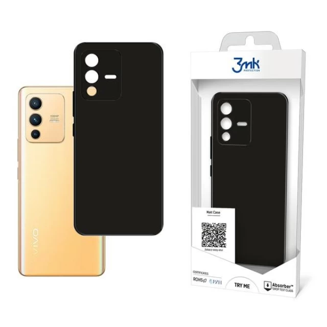 Чехол 3mk Matt Case для Vivo S12 Pro Black (5903108458252)