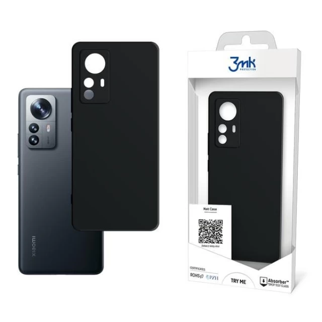 Чехол 3mk Matt Case для Xiaomi 12 Pro Black (3M003331-0)