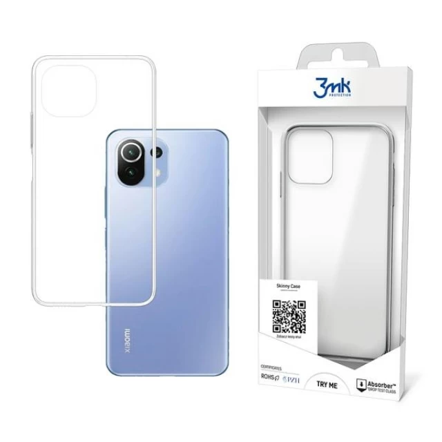 Чехол 3mk Skinny Case для Xiaomi Mi 11 Lite 4G | 5G | 11 Lite 5G NE Clear (5903108458412)