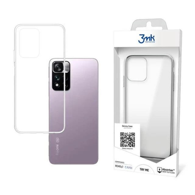 Чехол 3mk All-Safe Skinny Case для Xiaomi Redmi Note 11 Pro 4G/5G Clear (5903108458443)