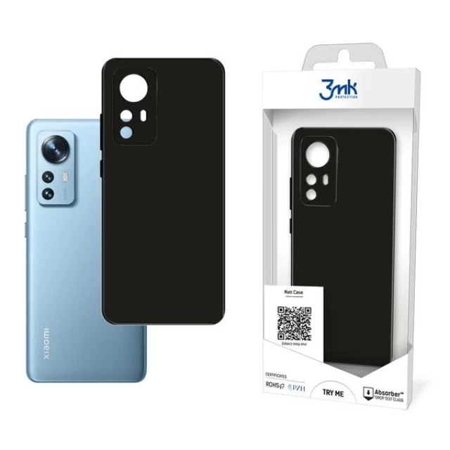 Чехол 3mk Matt Case для Xiaomi 12 | 12X Black (5903108459594)