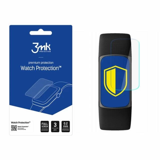 Защитная пленка 3mk ARC FS для FitBit Charge 5 Transparent (3 Pack) (5903108459792)