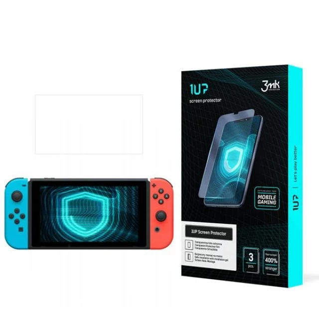 Защитная пленка 3mk 1UP для Nintendo Switch Transparent (3 Pack) (5903108460019)