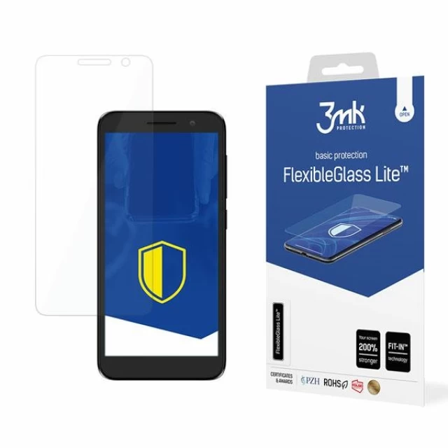 Защитное стекло 3mk FlexibleGlass Lite для Alcatel 1 2022 Transparent (5903108460262)