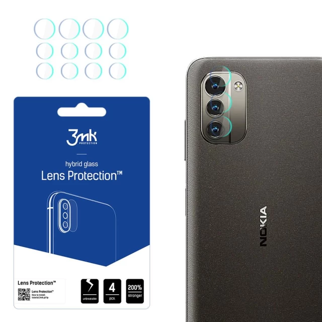 Захисне скло для камери 3mk Lens Protection (4 PCS) для Nokia G11 (5903108462143)