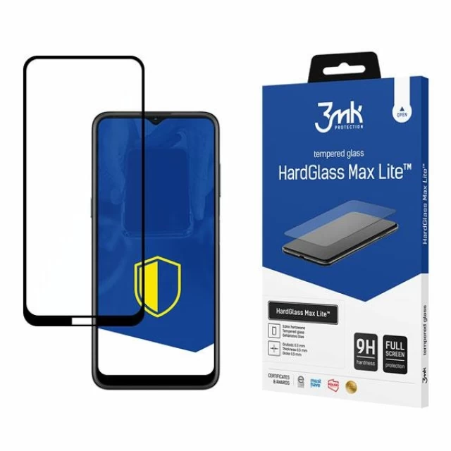 Захисне скло 3mk HardGlass Max Lite для Nokia G11 | G21 Black (5903108462440)