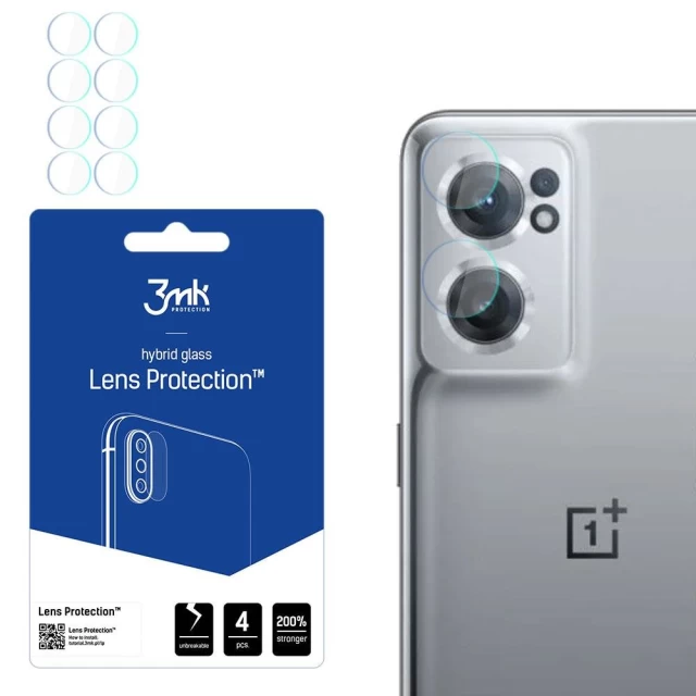 Захисне скло для камери 3mk Lens Protection (4 PCS) для OnePlus Nord CE 2 5G (5903108462839)