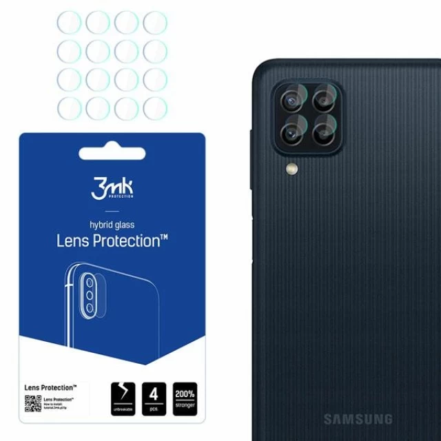 Защитное стекло для камеры 3mk Lens Protection (4 PCS) для Samsung Galaxy M22 (5903108462990)