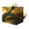 Кабель 3mk HyperSilicone USB-C to USB-C 100W 2m Black (5903108464604)