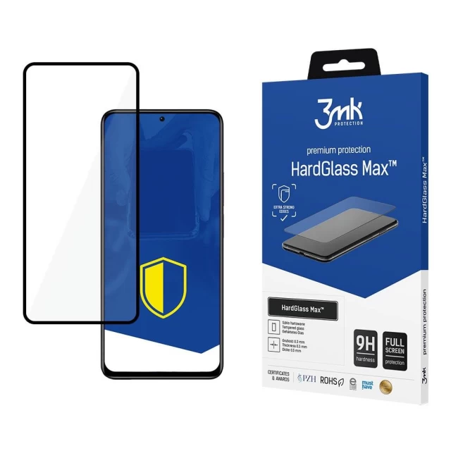 Защитное стекло 3mk HardGlass Max для Xiaomi Redmi Note 11S/11 4G Black (5903108464734)