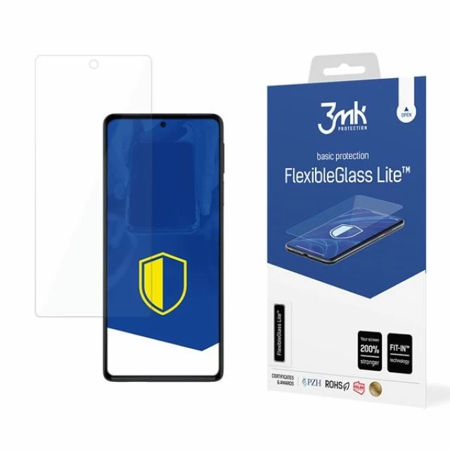 Захисне скло 3mk FlexibleGlass Lite для Motorola Edge 30 Pro Transparent (5903108465229)