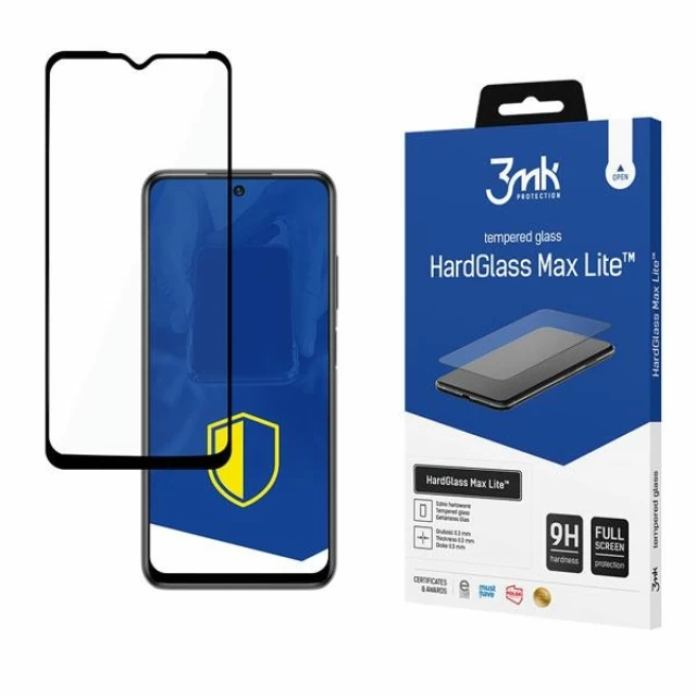 Защитное стекло 3mk HardGlass Max для Xiaomi Redmi Note 11E 5G Black (5903108467506)