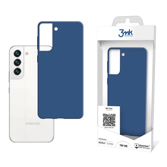 Чохол 3mk Matt Case для Samsung Galaxy S22 Blueberry (5903108468275)