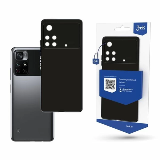 Чохол 3mk Matt Case для Xiaomi Poco M4 Pro Black (5903108468381)