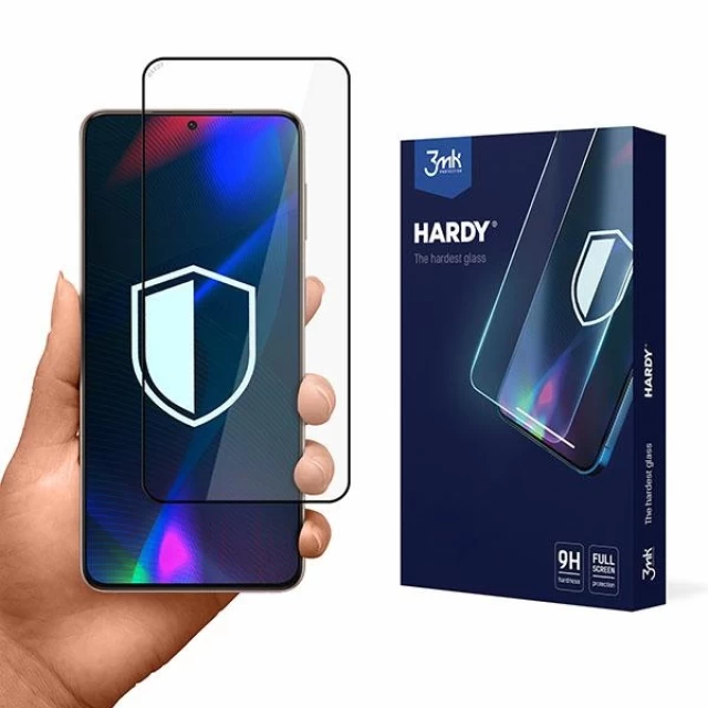 Защитное стекло 3mk Hardy для Samsung Galaxy S21 5G Black (5903108473767)