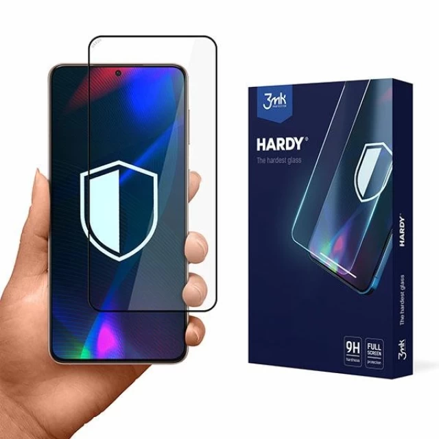 Защитное стекло 3mk Hardy для Samsung Galaxy S21 FE 5G Black (5903108473774)