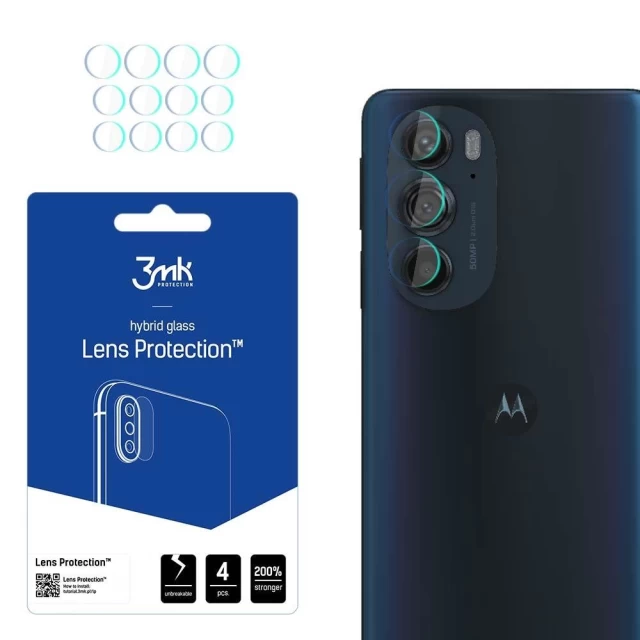 Захисне скло для камери 3mk Lens Protection (4 PCS) для Motorola Edge 30 (5903108474290)