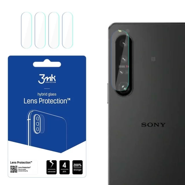 Защитное стекло для камеры 3mk Lens Protection (4 PCS) для Sony Xperia 1 IV (5903108477147)