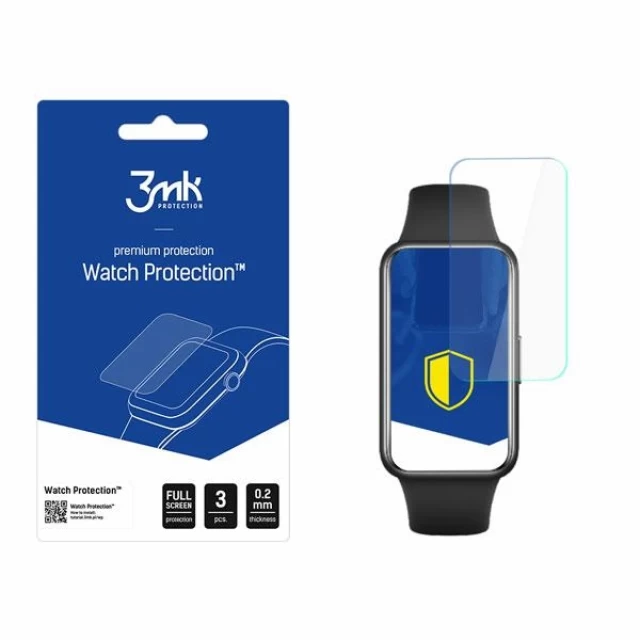 Защитная пленка 3mk ARC Plus для Huawei Band 7 Transparent (3 Pack) (3mk Watch ARC(225))