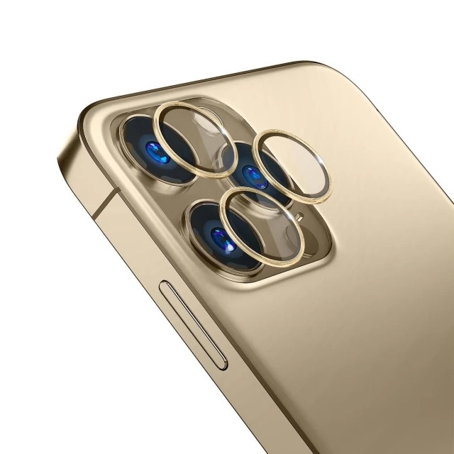 Защитное стекло 3mk для камеры iPhone 13 Pro | 13 Pro Max Lens Protection Pro Gold (5903108484039)