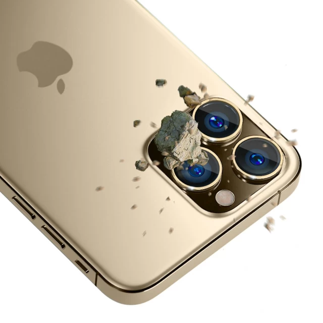 Защитное стекло 3mk для камеры iPhone 14 Pro | 14 Pro Max Lens Protection Pro Gold (5903108484053)