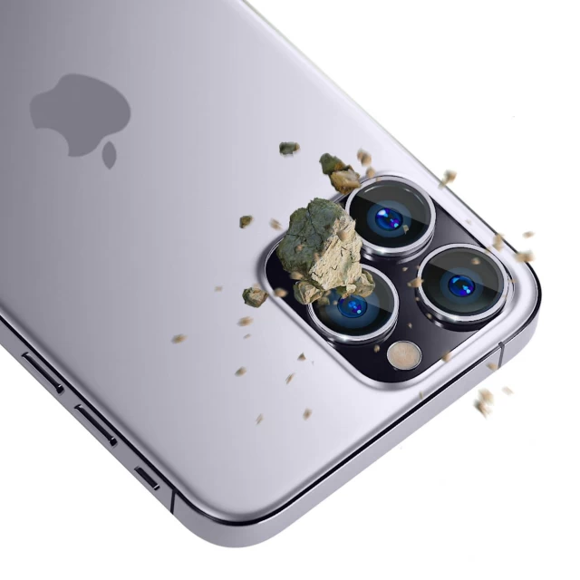 Защитное стекло 3mk для камеры iPhone 14 Pro | 14 Pro Max Lens Protection Pro Violet (5903108484077)