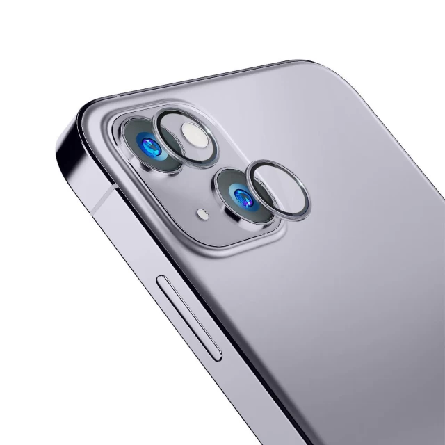 Защитное стекло 3mk для камеры iPhone 14 Lens Protection Pro Violet (5903108484107)