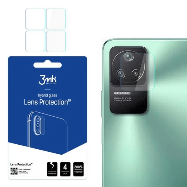 Защитное стекло для камеры 3mk Lens Protection (4 PCS) для Xiaomi Poco F4 5G (5903108484244)