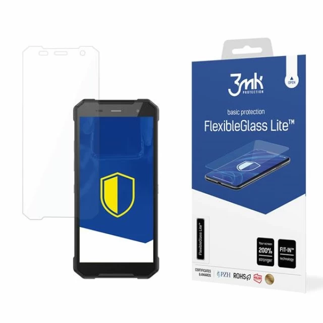 Защитное стекло 3mk FlexibleGlass Lite для MyPhone Hammer Explorer Plus Eco Transparent (5903108485531)