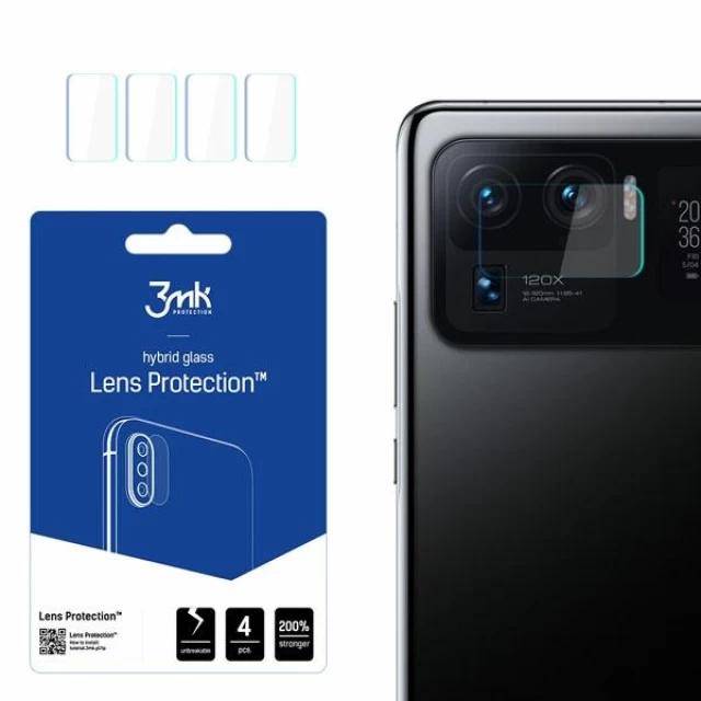 Защитное стекло для камеры 3mk Lens Protection (4 PCS) для Xiaomi Mi 11 Ultra 5G (5903108485975)