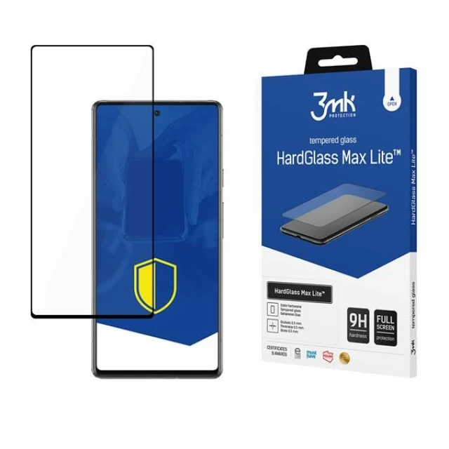 Защитное стекло 3mk HardGlass Max Lite для Google Pixel 6a Black (5903108486194)