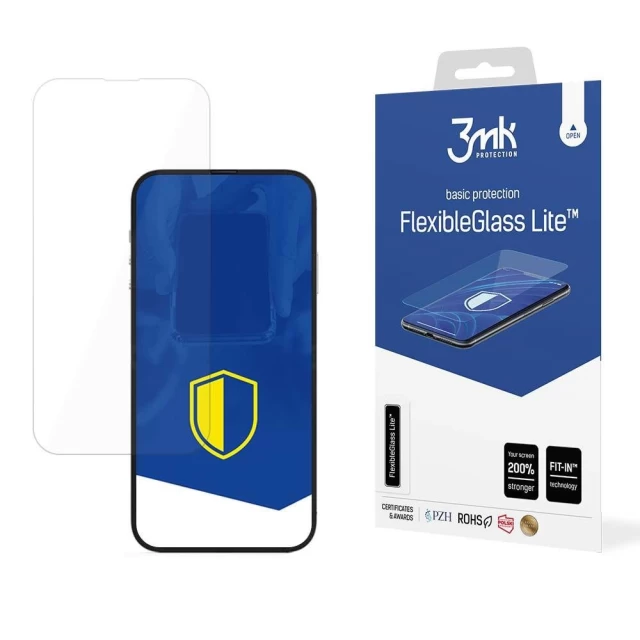 Защитное стекло 3mk FlexibleGlass Lite для iPhone 14 | 14 Pro Transparent (3mk FG Lite(1245))