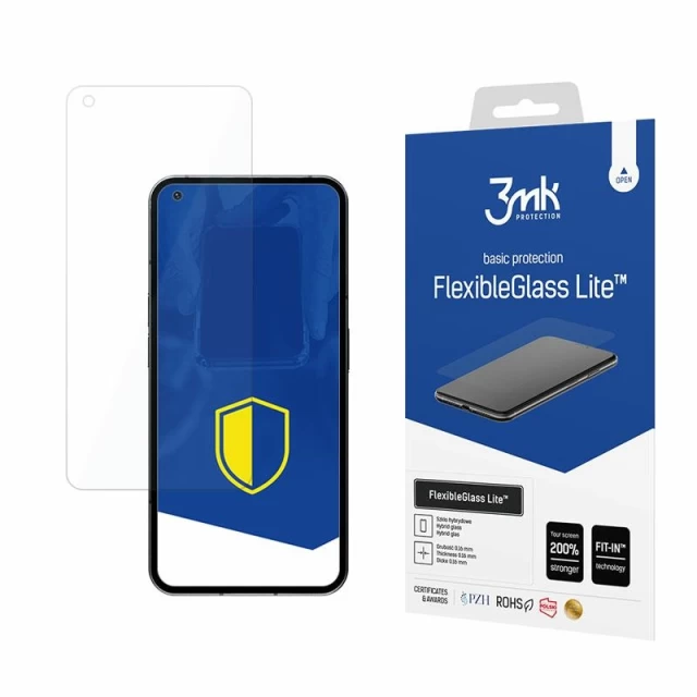 Защитное стекло 3mk FlexibleGlass Lite для Nothing Phone 1 Transparent (5903108487665)