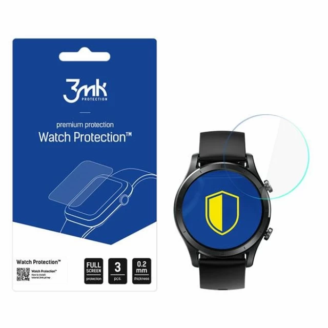 Защитное стекло 3mk FlexibleGlass для Realme TechLife Watch R100 Transparent (3 Pack) (5903108490429)