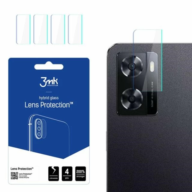 Защитное стекло 3mk Lens Protection для камеры OnePlus Nord N20 SE Transparent (4 Pack) (5903108490863)