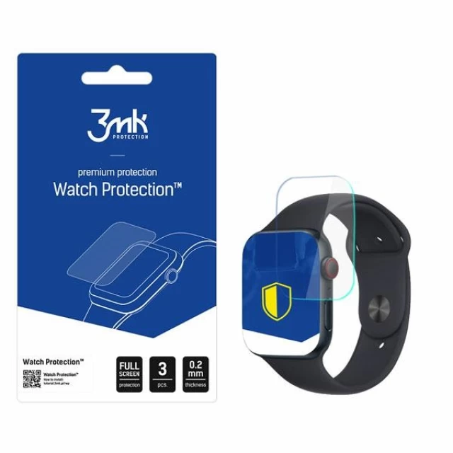 Захисна плівка 3mk ARC для Apple Watch SE 2022 44 mm Transparent (3 Pack) (5903108491211)