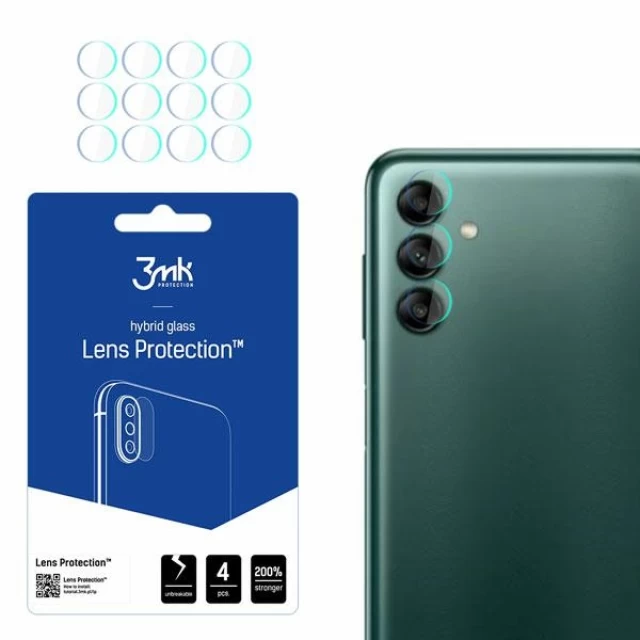 Защитное стекло для камеры 3mk Lens Protect (4 PCS) для Samsung Galaxy A04s (A047) (5903108491365)