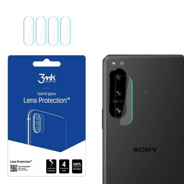 Защитное стекло для камеры 3mk Lens Protect (4 PCS) для Sony Xperia 5 IV (5903108492171)