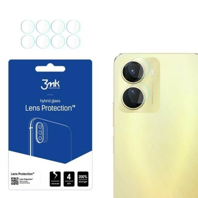 Захисне скло для камери 3mk Lens Protect (4 PCS) для Vivo Y16 (5903108494731)