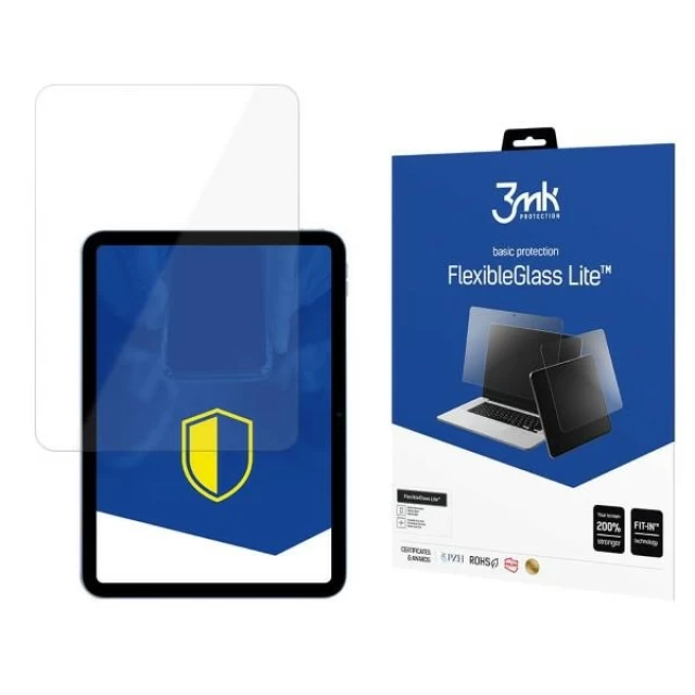 Защитное стекло 3mk FlexibleGlass Lite для iPad 10.9 2022 10th Gen Transparent (5903108495394)