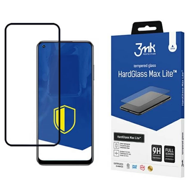 Защитное стекло 3mk HardGlass Max Lite для Realme 10 4G Black (5903108496292)