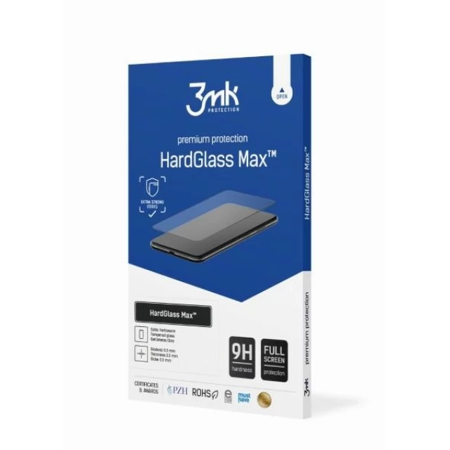 Защитное стекло 3mk HardGlass Max для Samsung Galaxy S23 Plus Black (5903108496353)