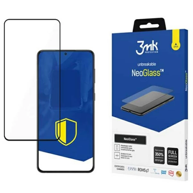 Захисне скло 3mk NeoGlass для Samsung Galaxy S23 Plus Black (5903108496452)