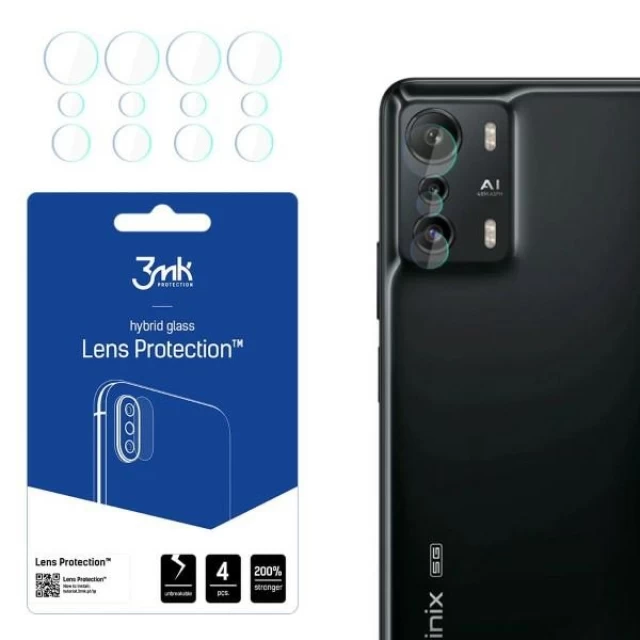 Защитное стекло для камеры 3mk Lens Protect (4 PCS) для Infinix Zero Ultra 5G (5903108497336)